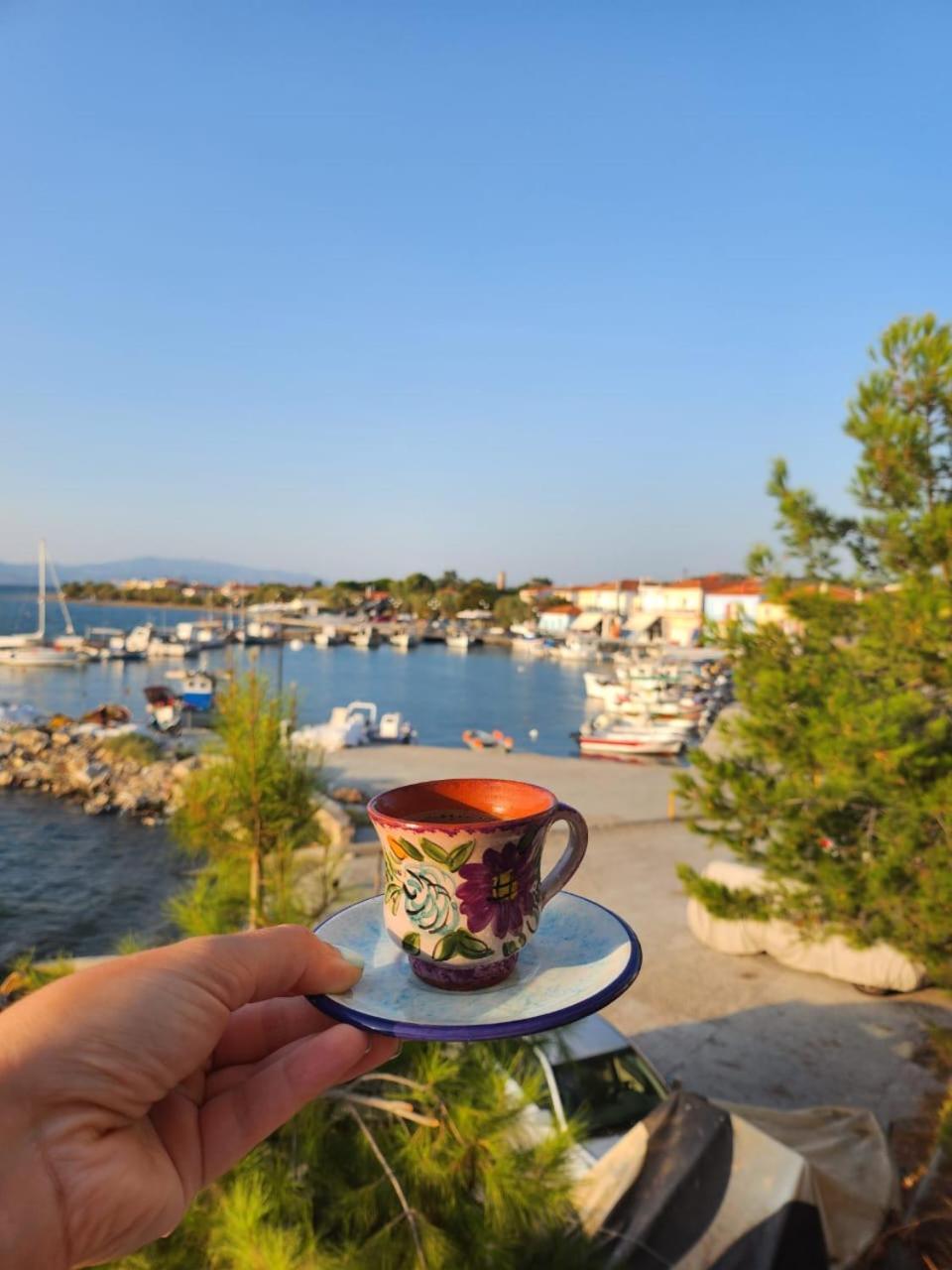 Vila Ocean Vista Retreat Skala Polichnitou Exteriér fotografie